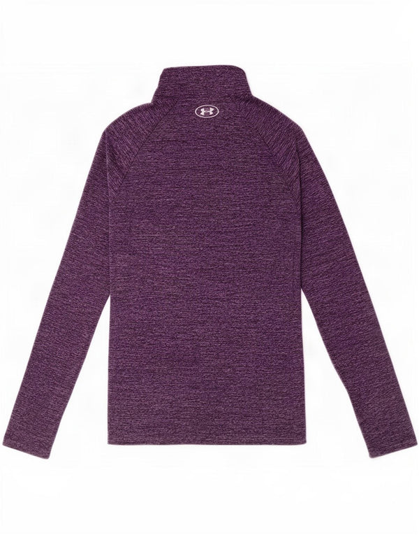 Maglietta Under Armour da donna Heat Gear Pullover UK 14 Viola medio
