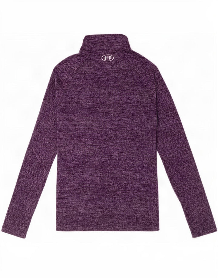 Maglietta Under Armour da donna Heat Gear Pullover UK 14 Viola medio