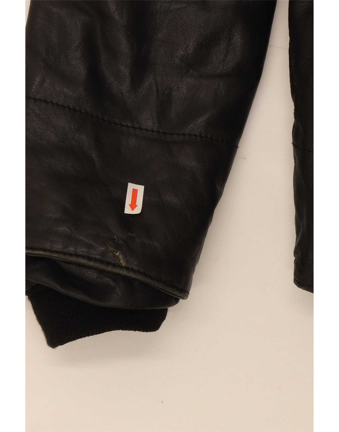 Giacca in pelle con cappuccio da donna Pellitalia UK 14 media nera