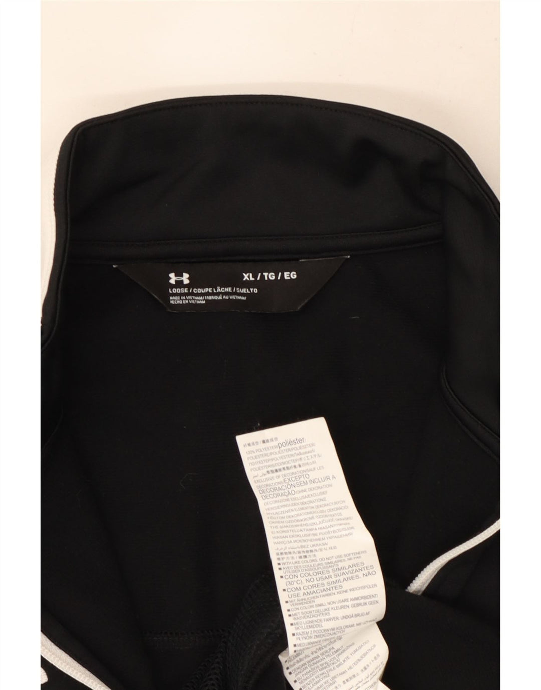 Giacca da tuta da uomo Under Armour XL Poliestere color block nero