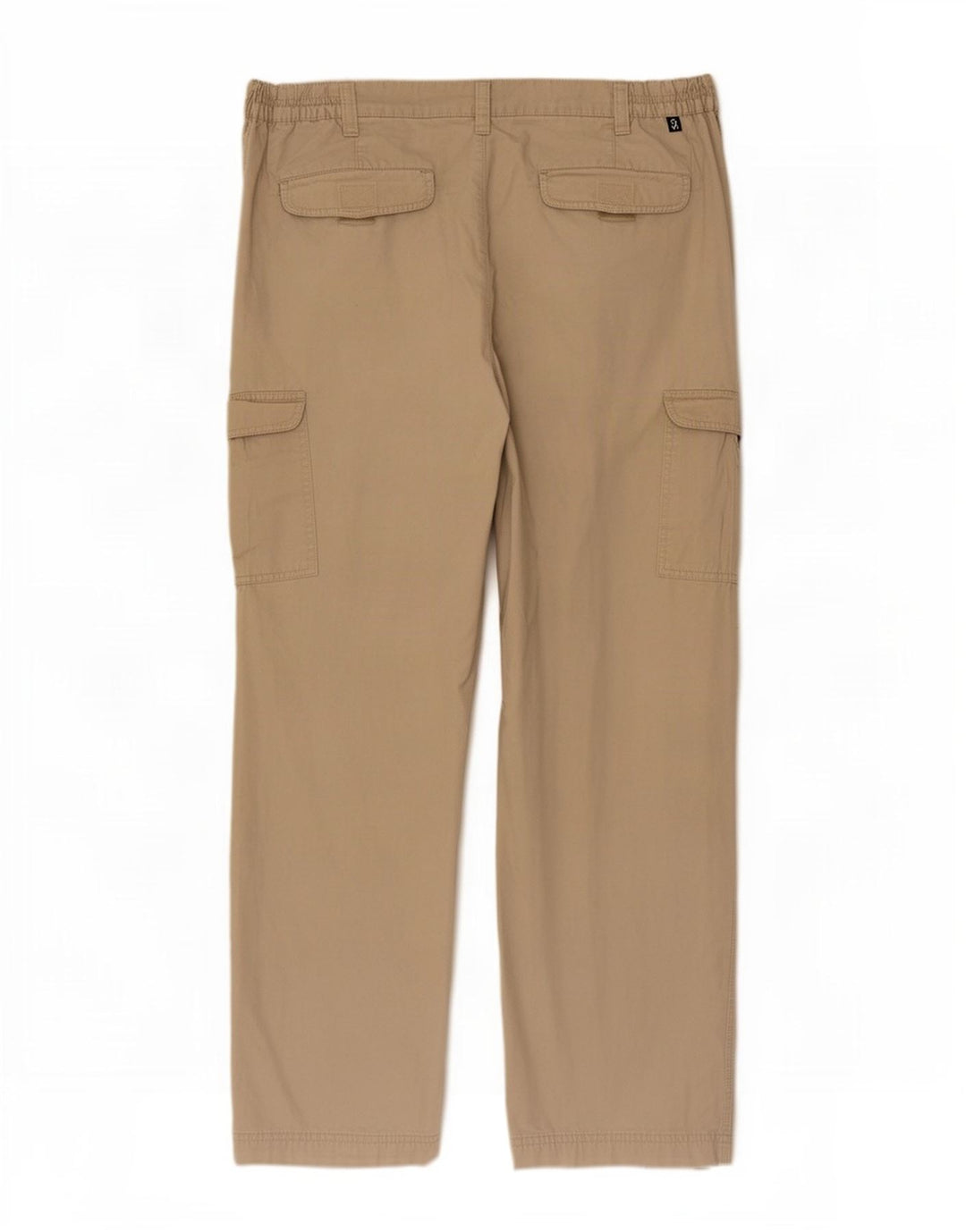 Pantaloni cargo dritti da uomo Farah W34 L31 in cotone beige