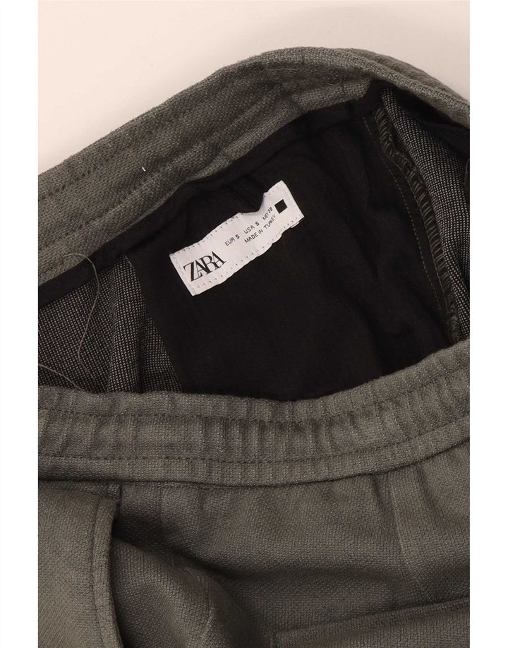 Pantaloncini chino da uomo Zara piccoli W30 viscosa verde