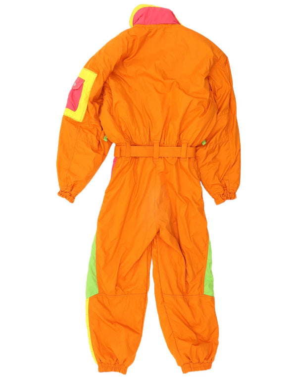 Tuta da sci oversize da donna Ellesse IT 40 Small Orange Colourblock