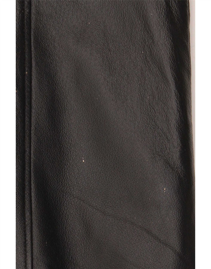 Cappotto in pelle da donna TCM UK 12 Pelle nera media