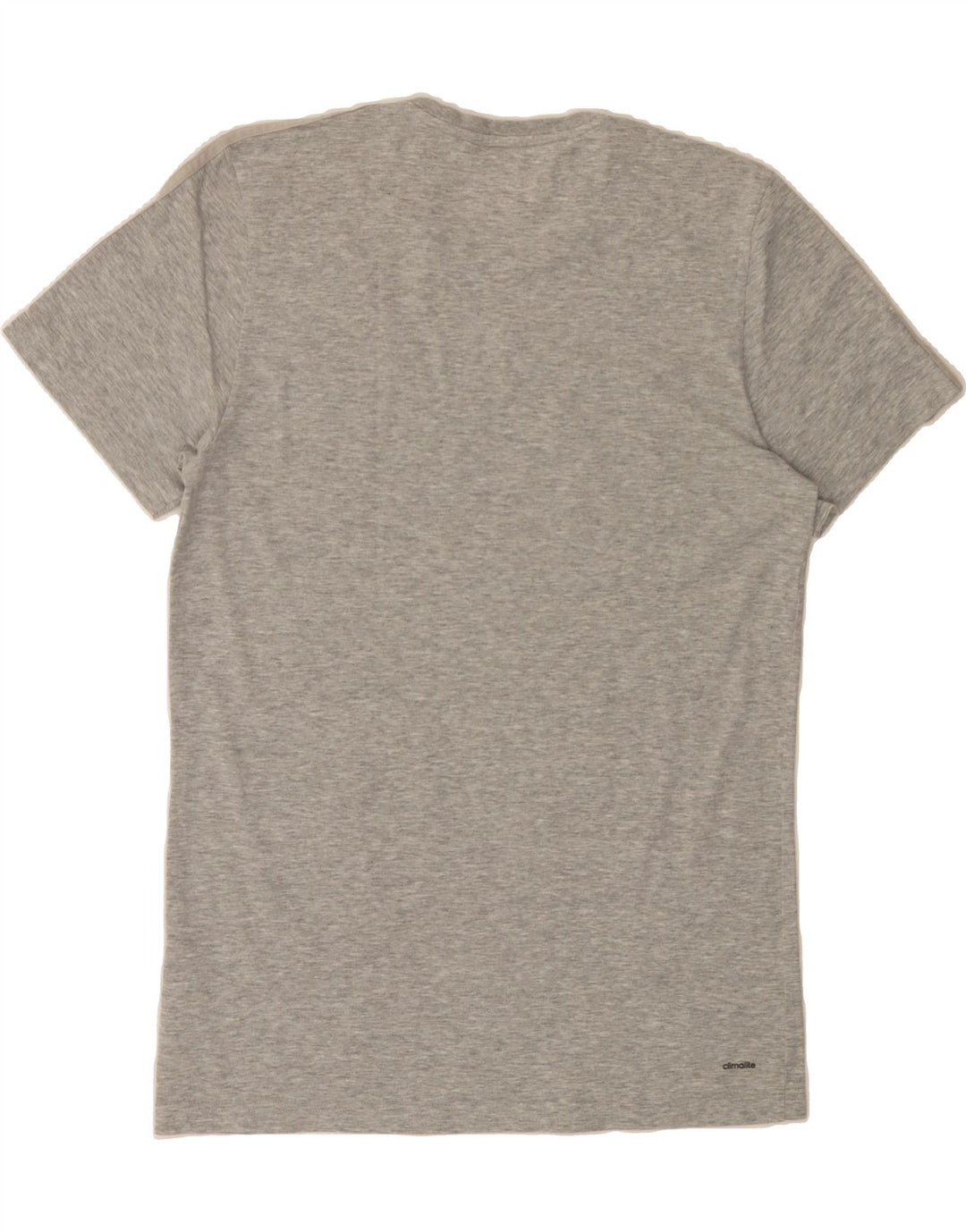 ADIDAS Mens Climalite Graphic T-Shirt Top Medium Grey Cotton Vintage Adidas and Second-Hand Adidas from Messina Hembry 