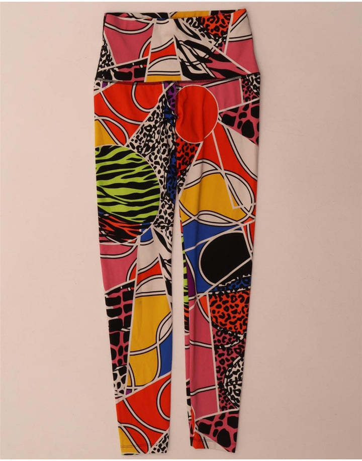 Leggings Adidas Aeroready da donna UK 8/10 Small multicolore