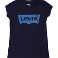 LEVI'S Girls Graphic T-Shirt Top 10-11 Years Medium  Navy Blue Vintage Levi's and Second-Hand Levi's from Messina Hembry 