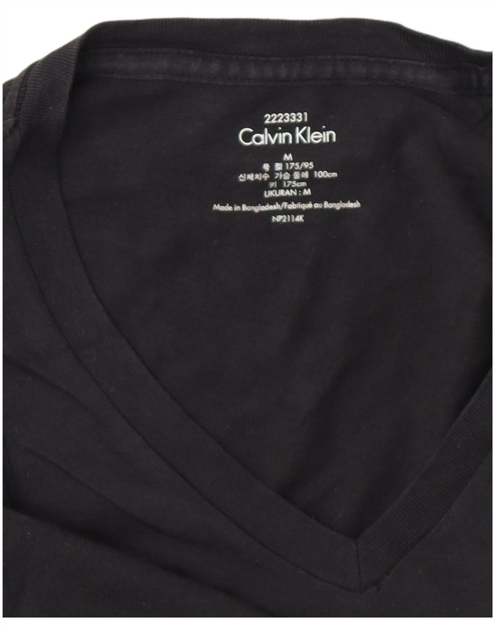 CALVIN KLEIN T-shirt da uomo media media nera