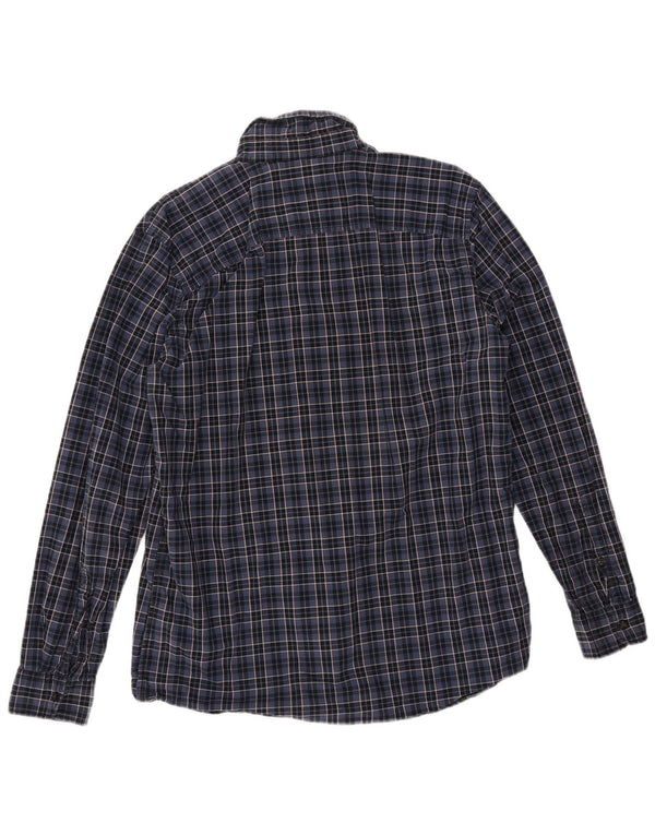 TIMBERLAND Camicia da uomo in cotone a quadri grandi blu