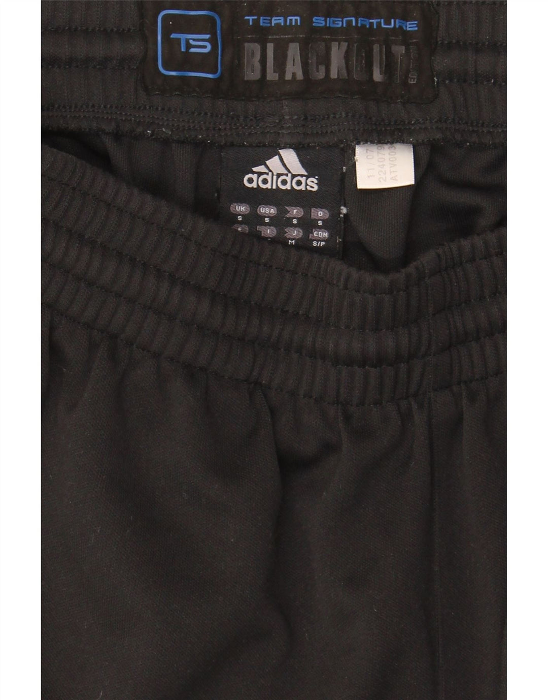 ADIDAS Mens Sport Shorts Small  Black Polyester Vintage Adidas and Second-Hand Adidas from Messina Hembry 