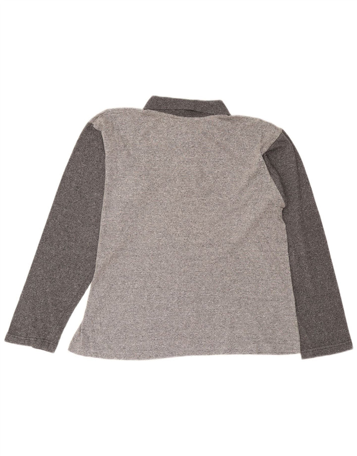 Polo da uomo a maniche lunghe Champion Large color grigio