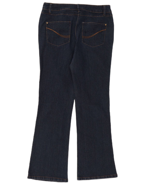 Jeans Bootcut da donna M&Co UK 14 Large W34 L30 Cotone blu navy