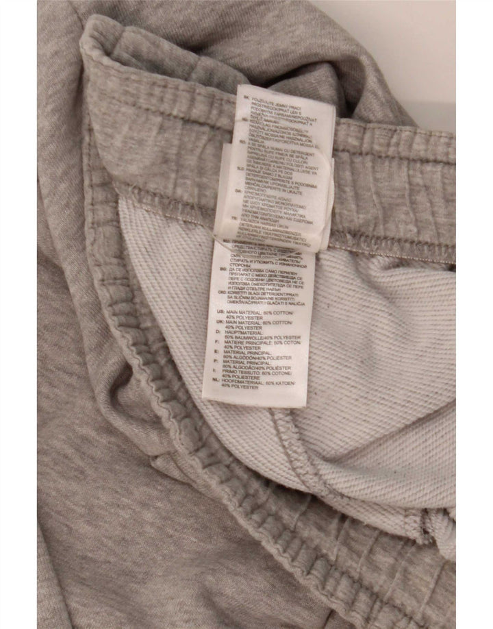 Pantaloni da tuta Adidas Climalite da uomo in cotone grigio medio