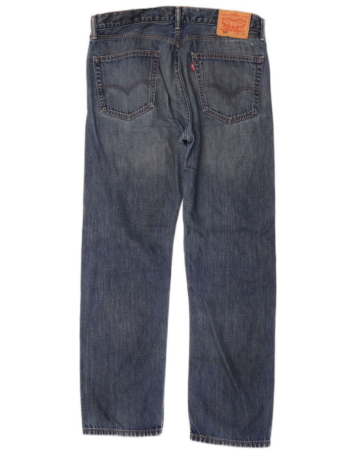 Levi's Uomo 505 Jeans dritti W34 L32 Cotone Blu