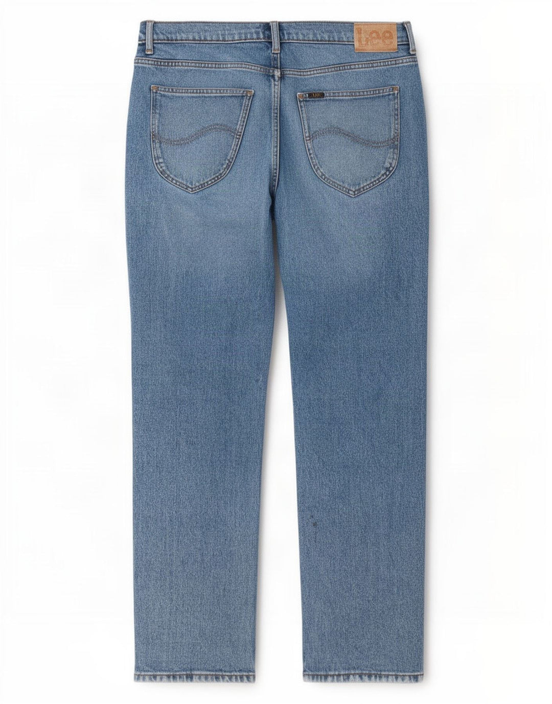 Jeans dritti da uomo Lee West W34 L32 in cotone blu