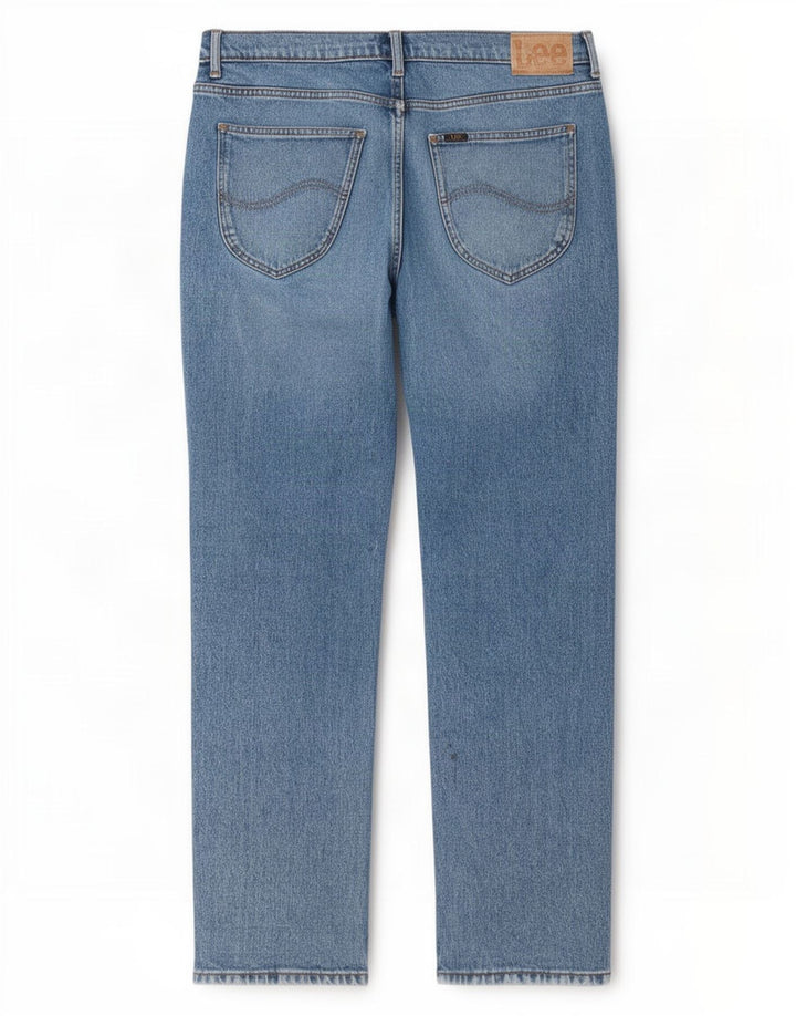 Jeans dritti da uomo Lee West W34 L32 in cotone blu