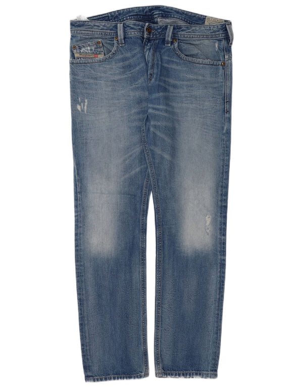 Jeans skinny slim Thavar da uomo Diesel W34 L30 cotone blu