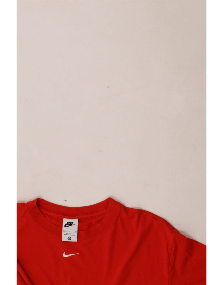 NIKE Mens T-Shirt Top Medium Red Cotton Vintage Nike and Second-Hand Nike from Messina Hembry 