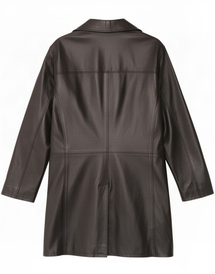 Cappotto in pelle da uomo JDC UK 38 medio nero