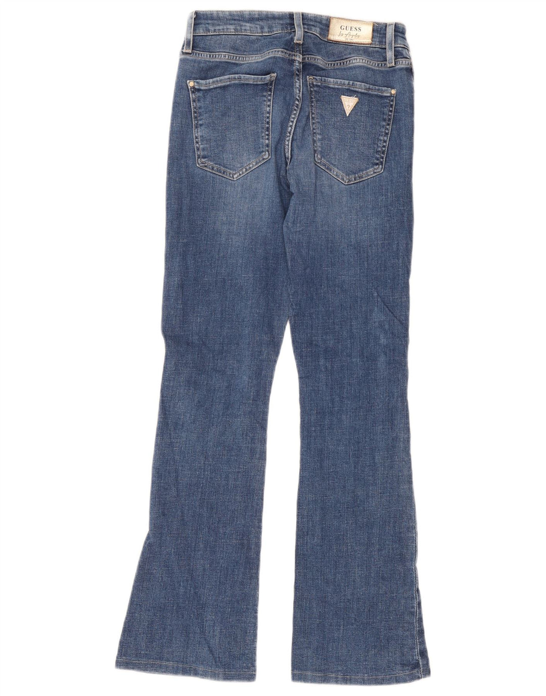 Jeans Bootcut da donna a vita alta Guess W28 L28 cotone blu