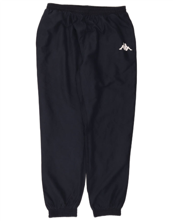 Pantaloni da tuta con grafica Kappa da uomo Joggers 2XL poliestere blu navy