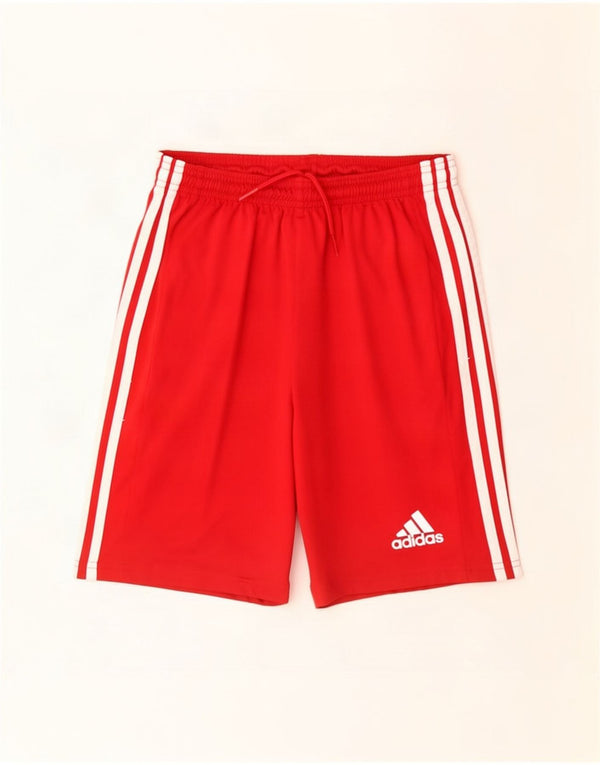 Adidas Boys Aeroready Sport Shorts 13-14 Years Red Polyester