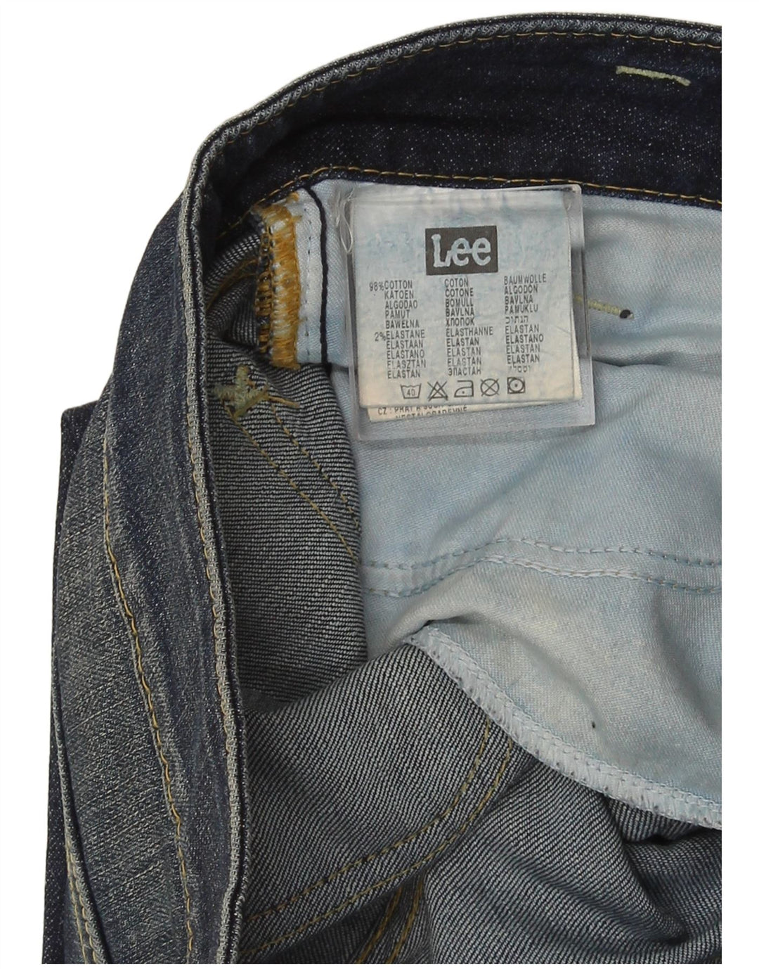 Jeans Lee Bootcut da donna Leola W28 L32 cotone blu navy