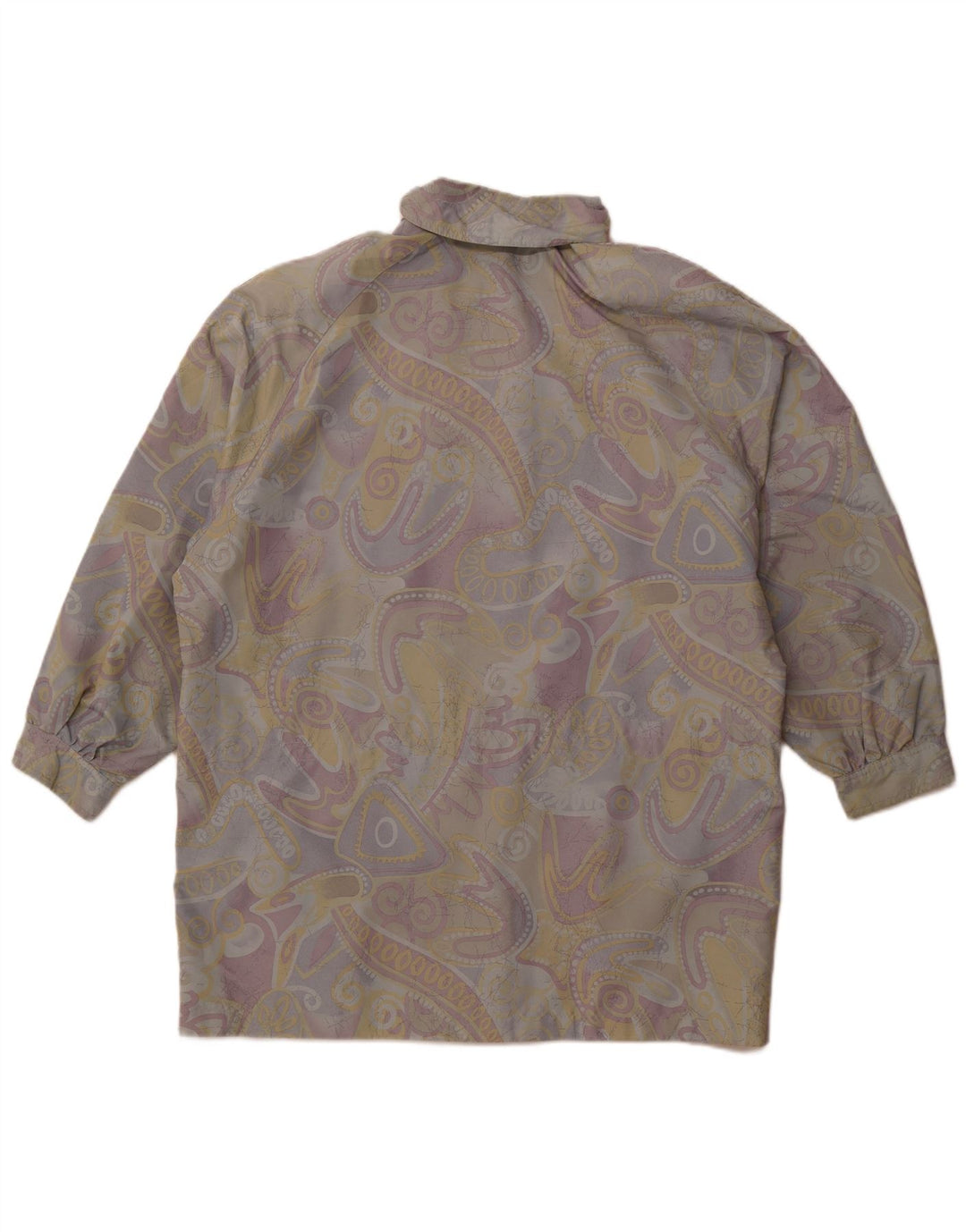 Cappotto giacca a vento da donna con motivo astratto VINTAGE EU 42 grande multicolore