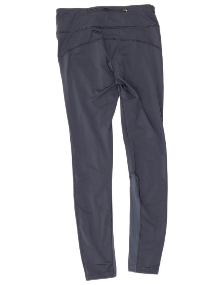 Leggings Dri Fit da donna NIKE UK 10 Small poliestere blu navy