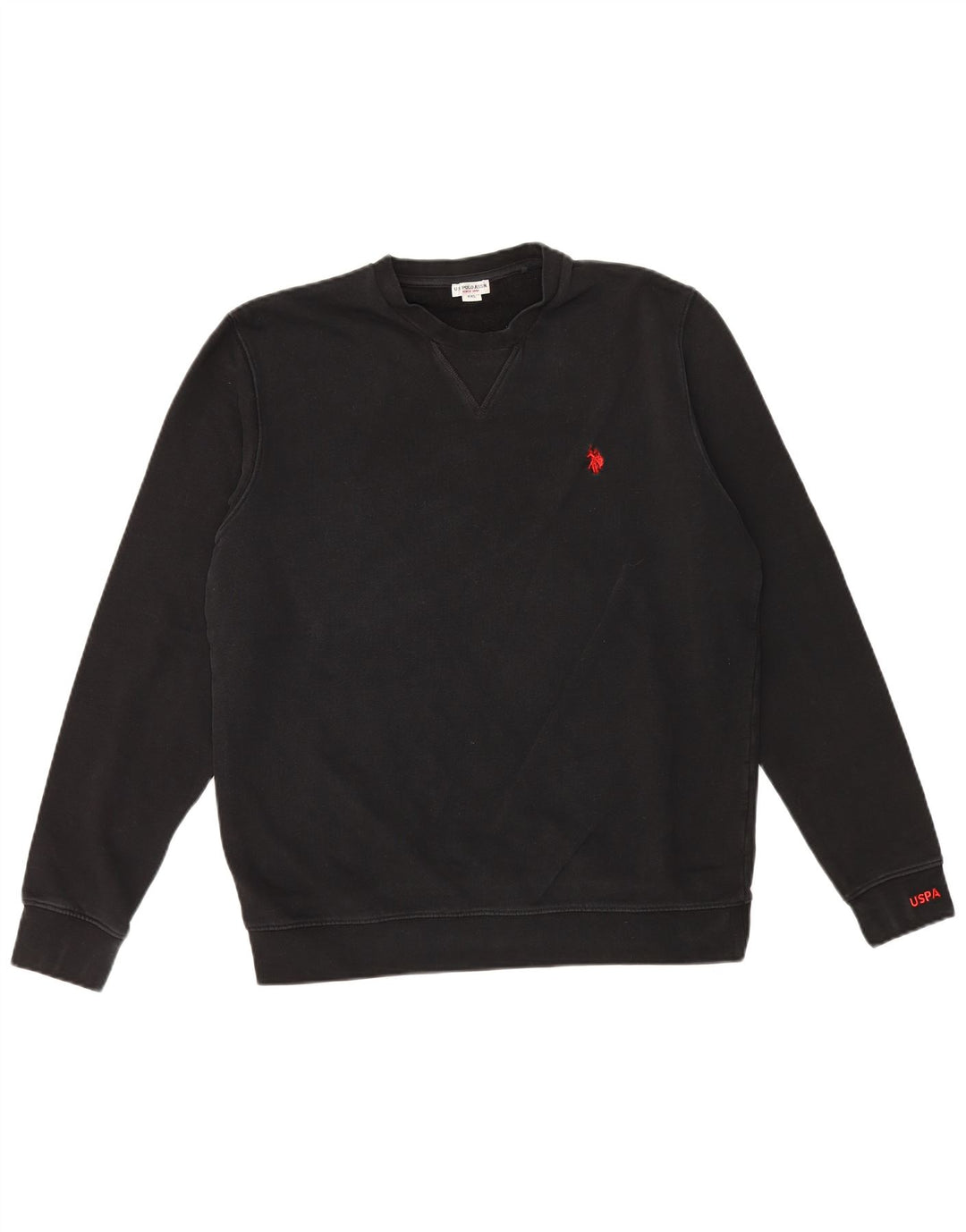 Polo Assn. Felpa da uomo maglione 2XL nera