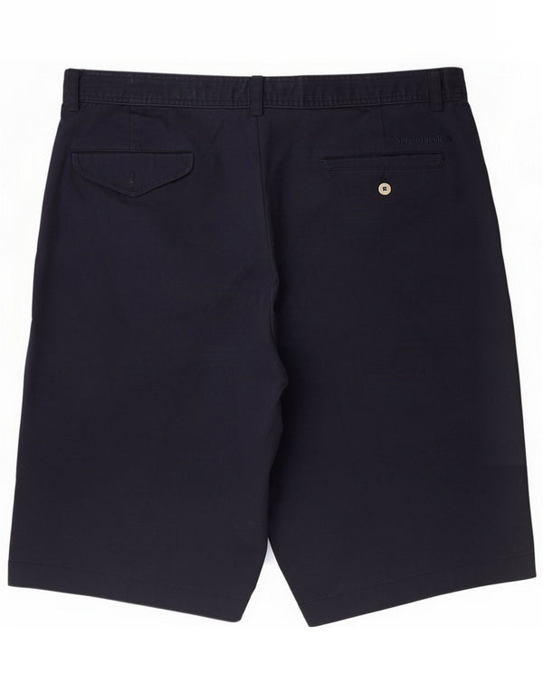 Sergio Tacchini Pantaloncini chino da uomo XL W38 Poliestere blu navy