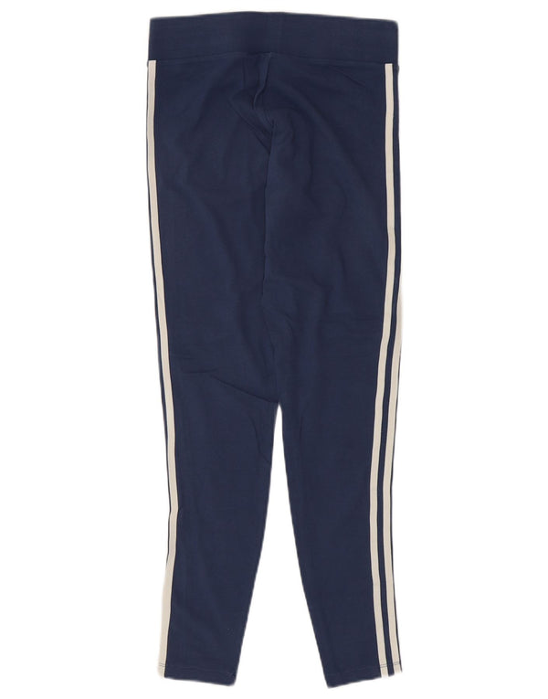 Leggings da donna ADIDAS UK 12 cotone blu navy medio