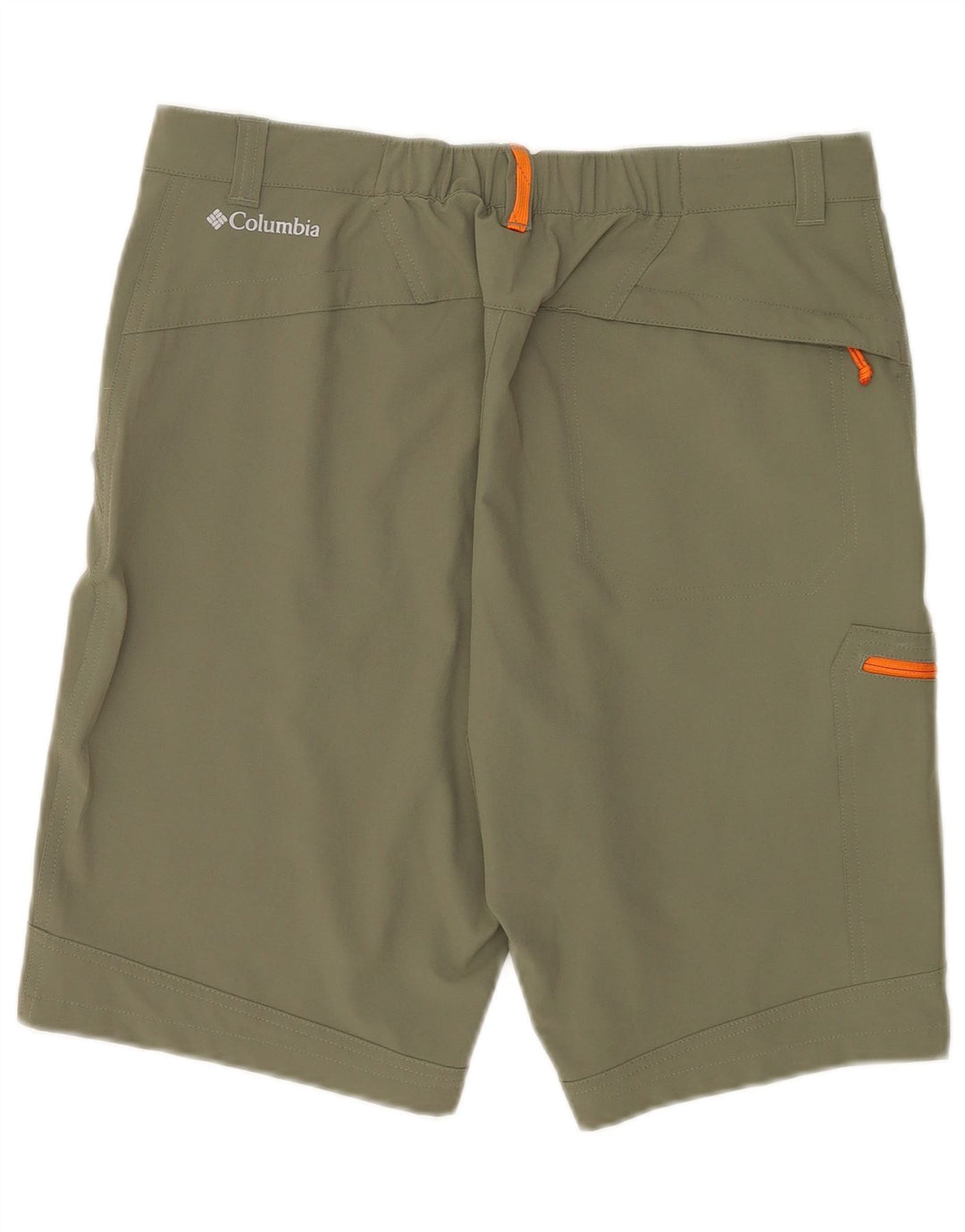 Pantaloncini cargo Columbia Omni-Shield da uomo W34 Large in poliestere kaki