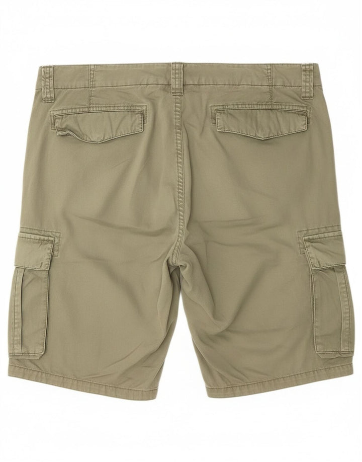 Pantaloncini cargo da uomo Champion IT 54 2XL W38 cotone kaki