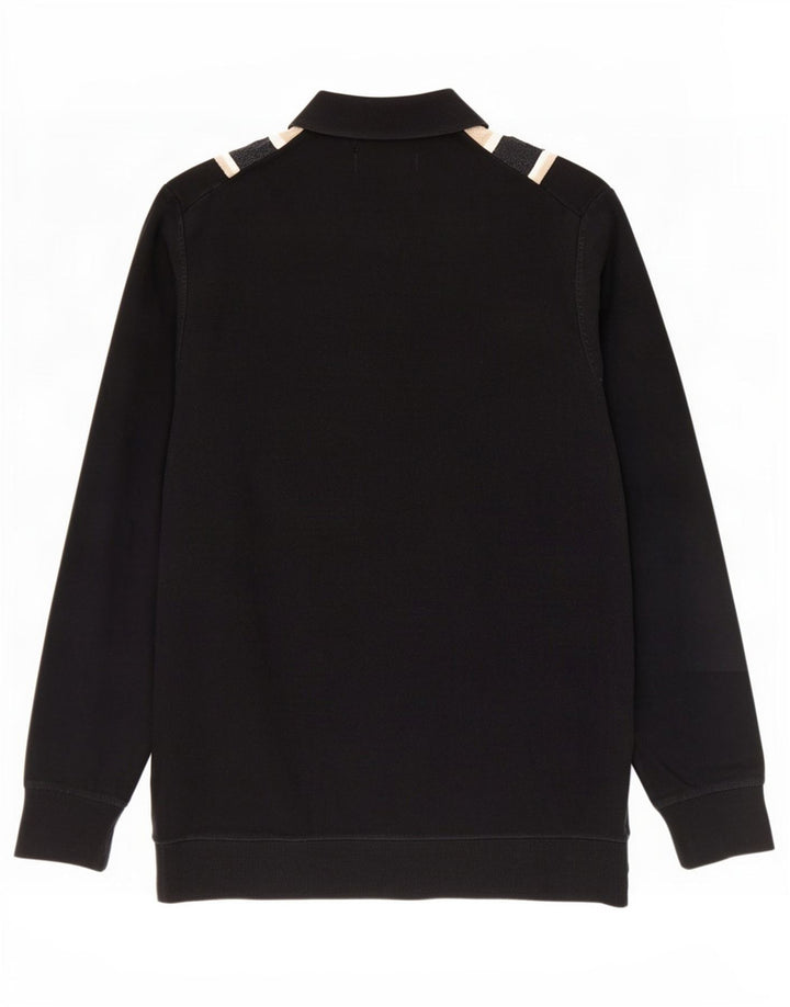Maglione da uomo Marks & Spencer con collo alto, blocco colore nero medio