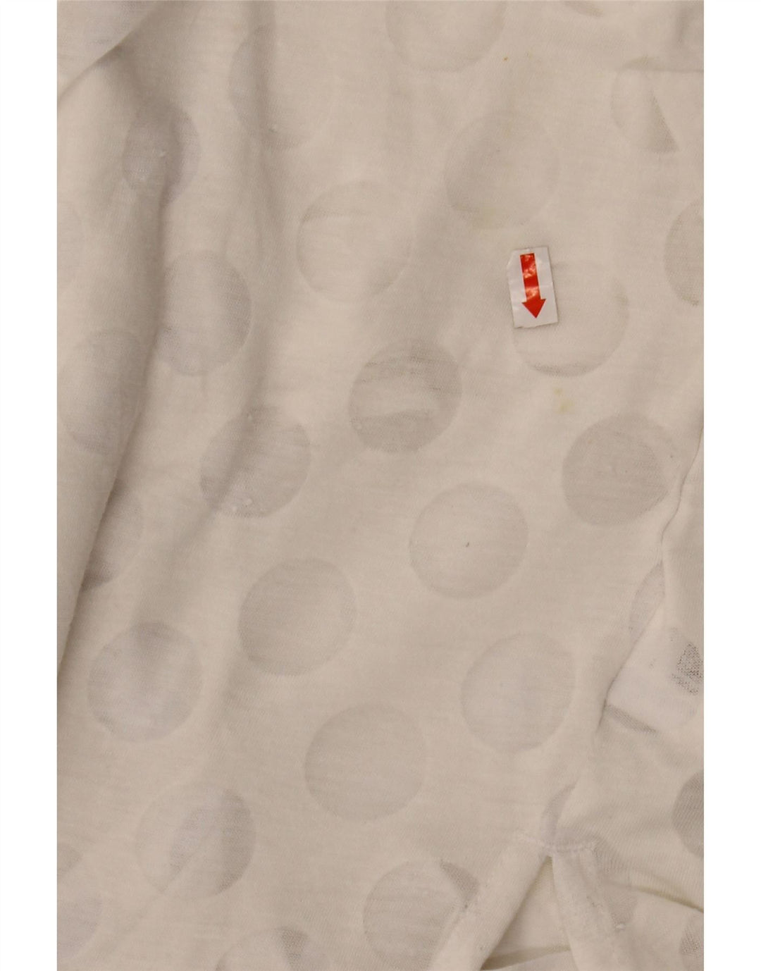 Canotta da donna ADIDAS UK 10 piccola in poliestere geometrico bianco