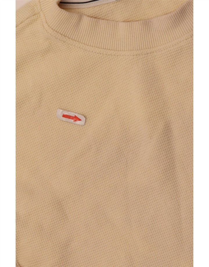 Calvin Klein Maglia da uomo a maniche lunghe XL in cotone beige