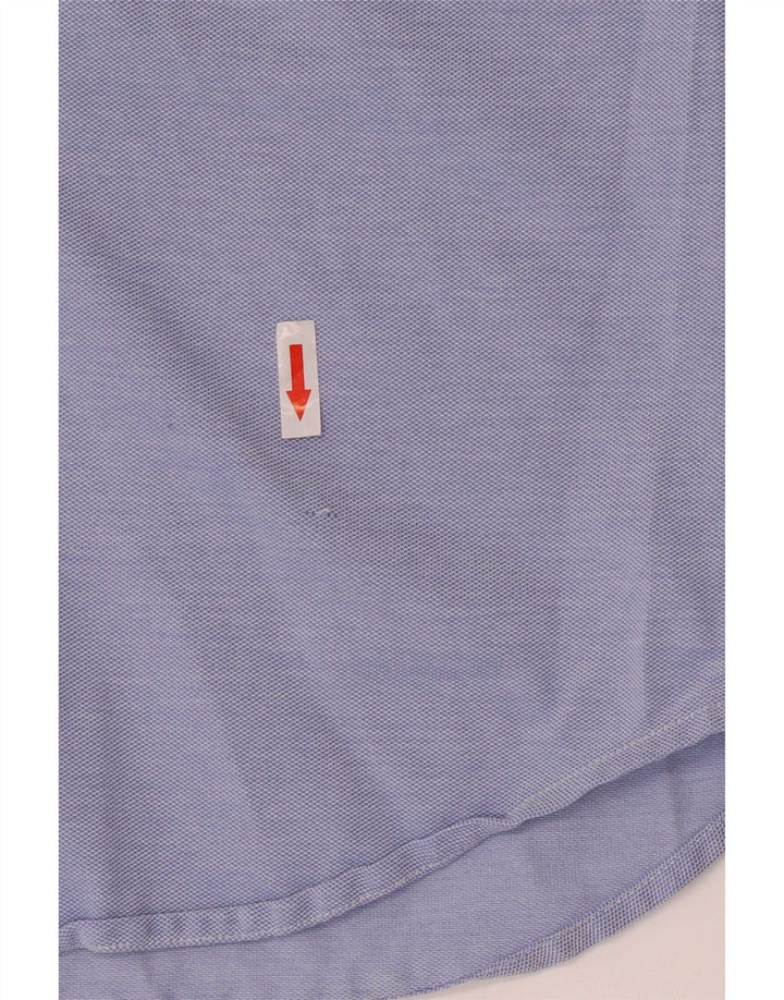Camicia da uomo Ralph Lauren piccola in cotone blu