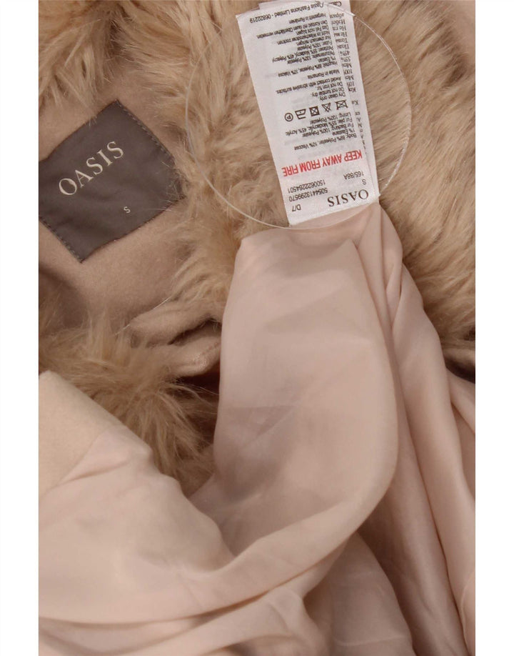 Soprabito da donna Oasis UK 10 Small Beige Poliestere