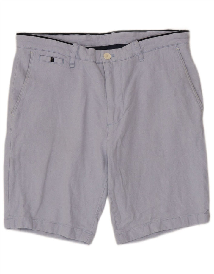 Pantaloncini chino da uomo Zara EU 44 Large W34 cotone blu