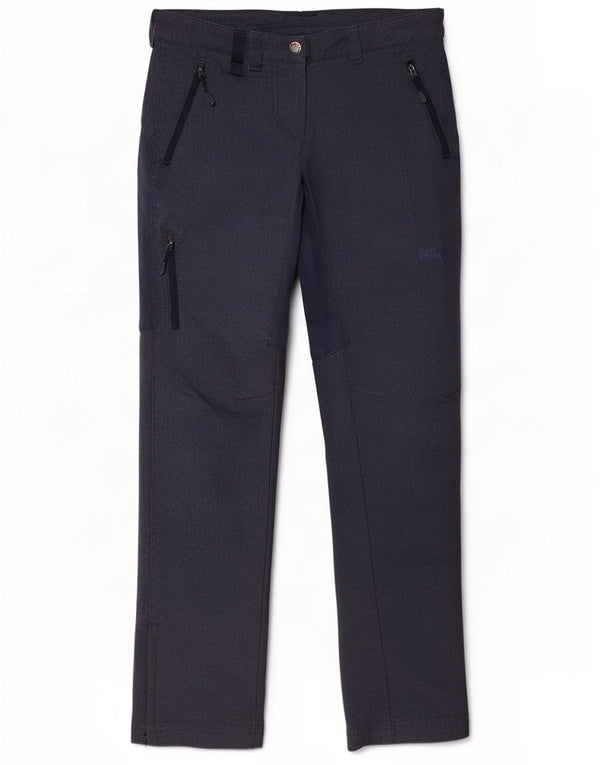 Pantaloni cargo slim da donna Jack Wolfskin UK 8 Small W30 L30 Blu Navy