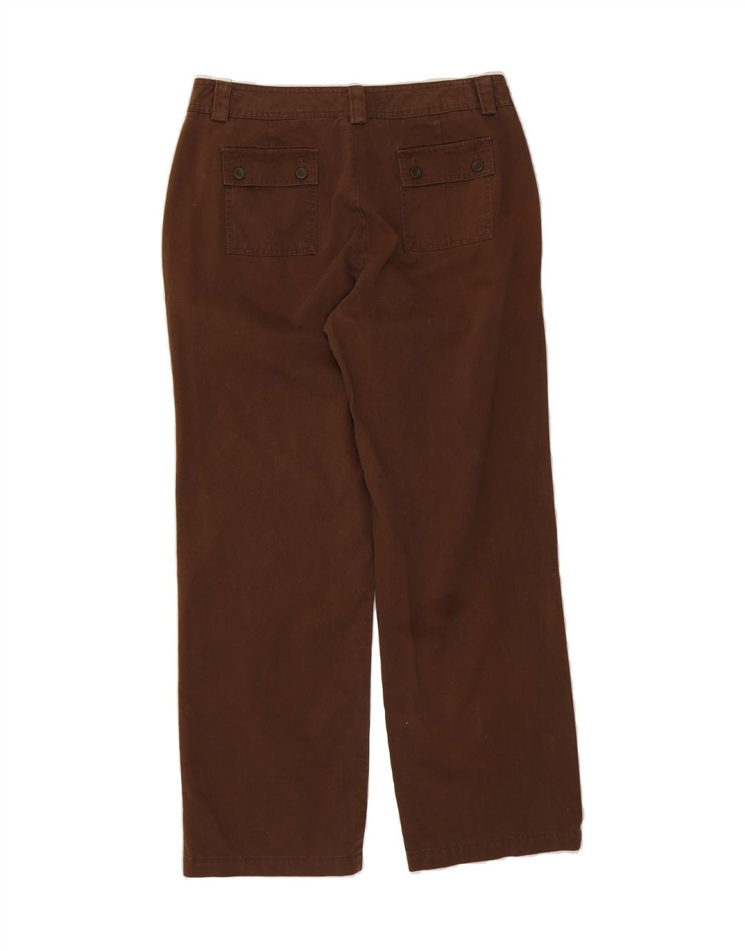 DOCKERS Womens Straight Chino Trousers W32 L30 Brown Vintage Dockers and Second-Hand Dockers from Messina Hembry 