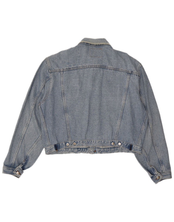 Giacca di jeans oversize da donna El Charro UK 18 XL Cotone blu