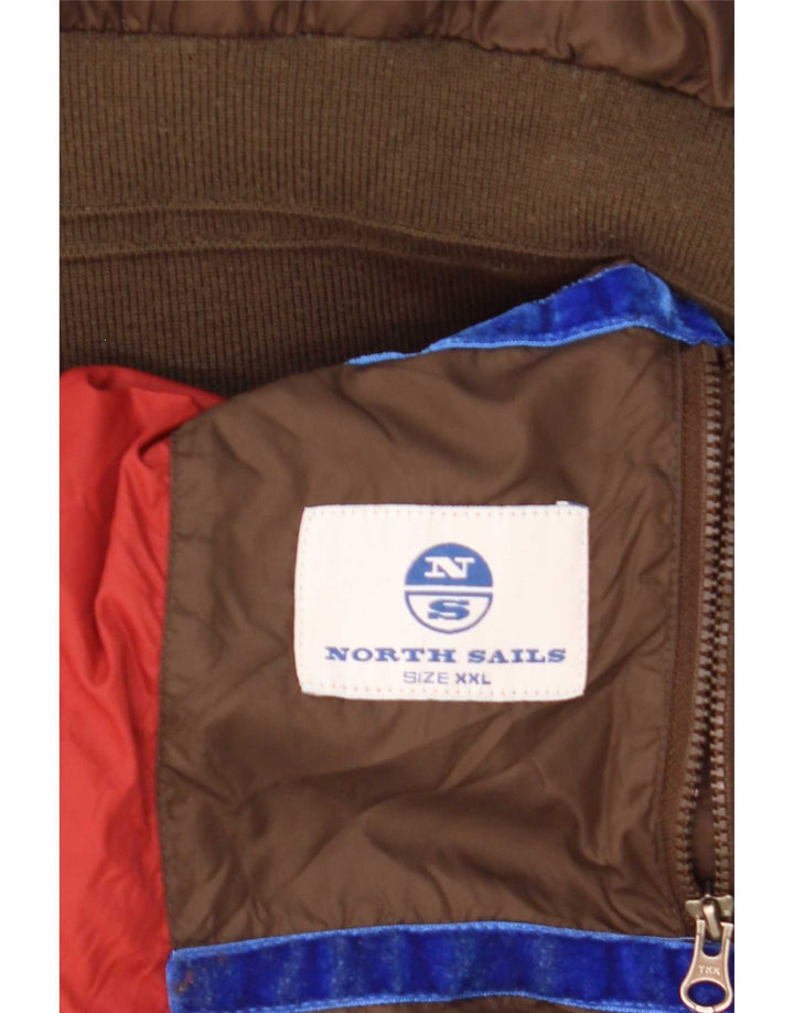 Giacca imbottita da uomo North Sails UK 44 2XL Poliammide marrone