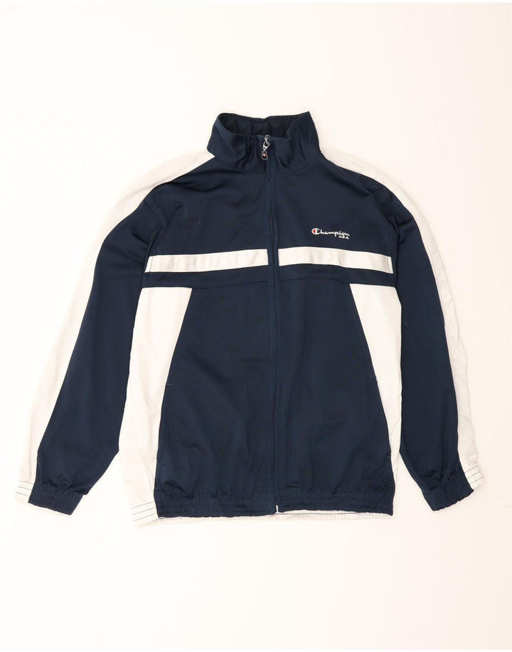 Giacca da ginnastica Champion da ragazzo, 11-12 anni, color block blu navy