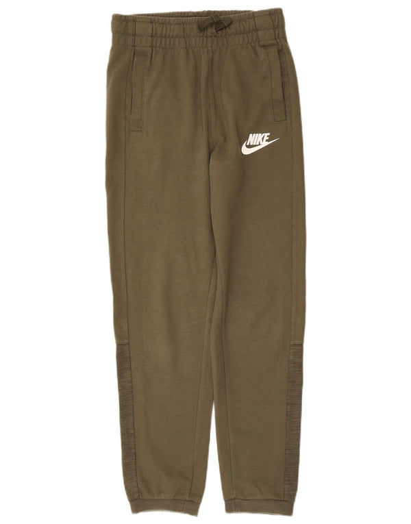 Pantaloni da tuta da ragazzo Nike Joggers 12-13 anni Large in cotone kaki