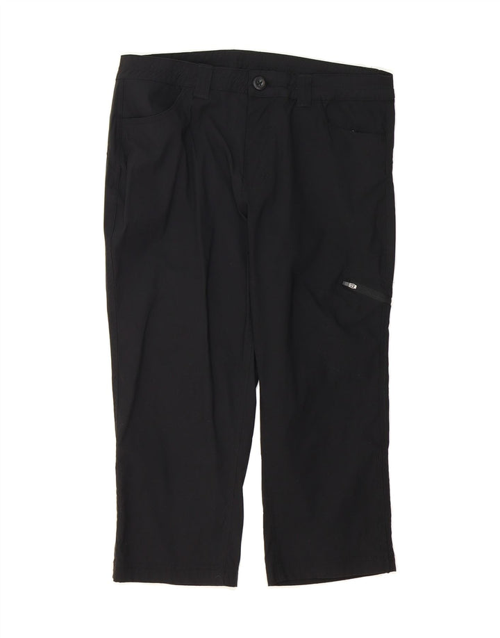 EDDIE BAUER Womens Straight Capri Cargo Trousers US 10 Large W32 L21 Black Vintage Eddie Bauer and Second-Hand Eddie Bauer from Messina Hembry 