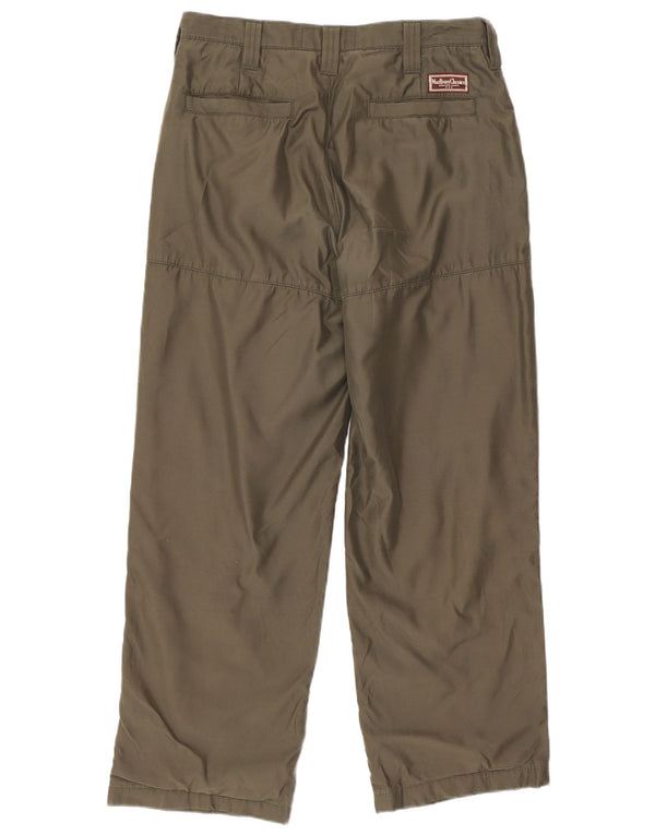 Pantaloni chino dritti da uomo Marlboro Classics EU 50 Large W34 L30 Khaki