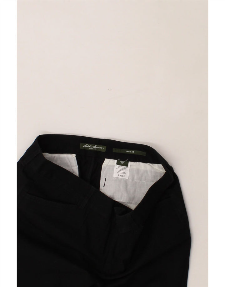 EDDIE BAUER Womens Shaw Fit Casual Trousers US 8 Medium W30 L29 Black Vintage Eddie Bauer and Second-Hand Eddie Bauer from Messina Hembry 