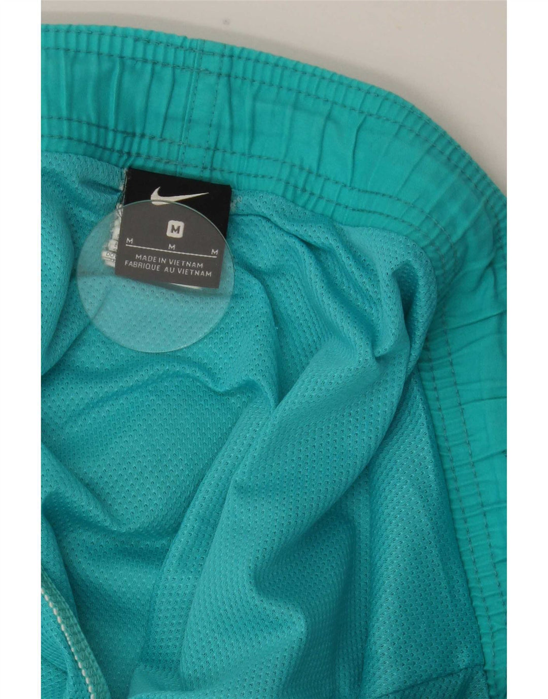Pantaloncini da bagno grafici Nike da uomo in poliestere blu medio